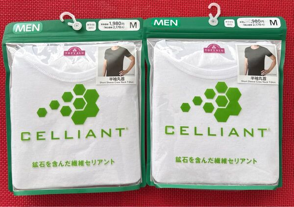 【新品2枚セット】セリアント 半袖クルーネックシャツ メンズ トップバリュ