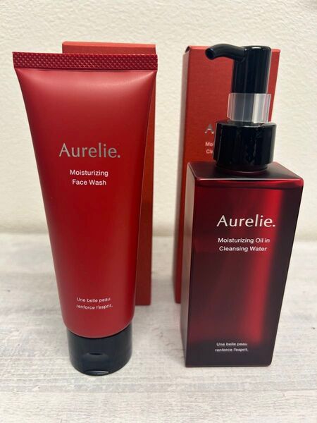 Aurelie オレリー クレンジングウォーター 1本、洗顔1本の計2本セット&韓国人気のパック2枚