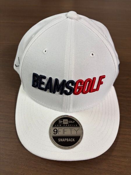 【新品】ビームスゴルフ キャップ 別注ニューエラ フラットパイザー メンズ フリーサイズ 値下不可 ※24ボーナス対応します