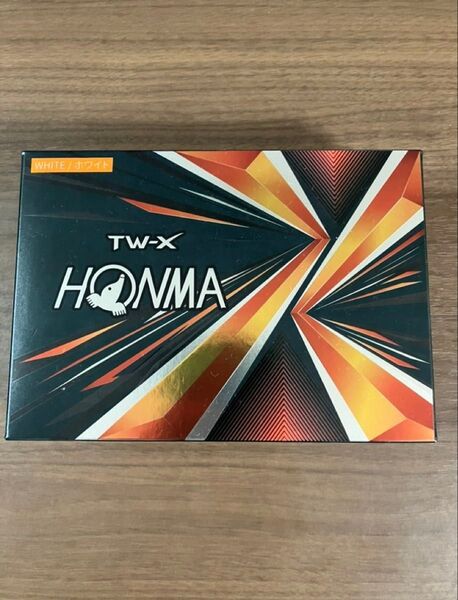 【新品】ホンマ ゴルフボール TW-X 1ダース 12個 ホワイト 値下不可 ※24ボーナス対応します