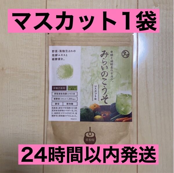 【新品未開封】 みらいのこうそ マスカット味 100g タマチャンショップ