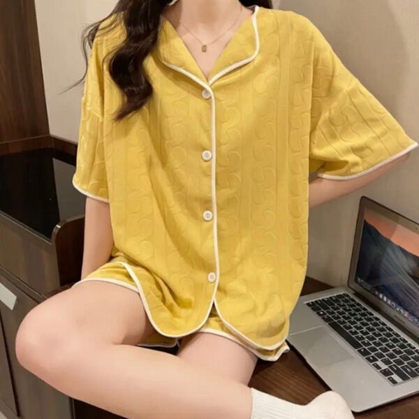 前開きパジャマ 授乳パジャマ マタニティ 前ボタン 夏 ネグリジェ ルームウェア マタニティ服 妊婦 ベビー用品