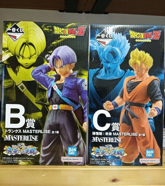 未来への決闘 ドラゴンボール 一番くじB賞 C賞 孫悟飯 トランクス フィギュア セット