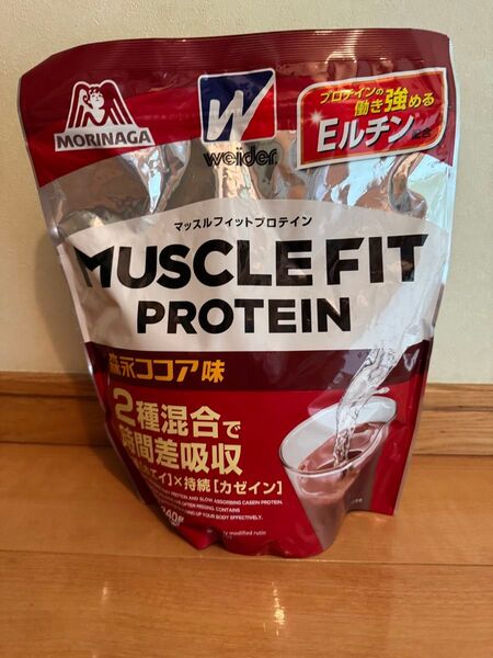 7森永製菓 ウイダー マッスルフィットプロテイン ココア味 840g 理想の筋肉を目指す カラダ作り アスリート ジムトレーニング