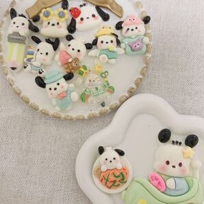 ポチャッコ デコパーツ デコパ 10個 + デカパーツ デカパ 1個 セット