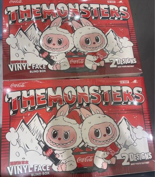 2Box 新品 LABUBU COCA COLA VINYL FACE ぬいぐるみ POPMART ラブブ コカコーラシリーズ