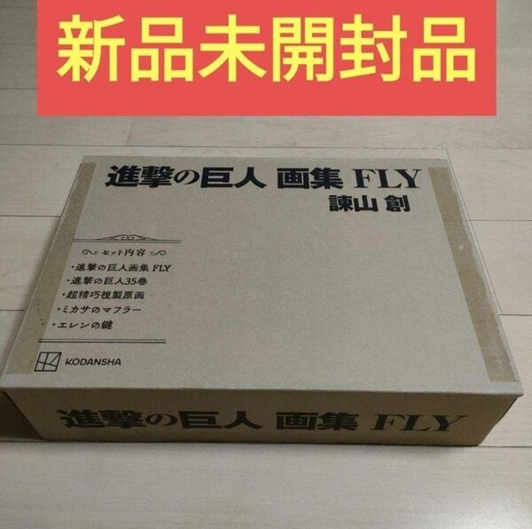 新品未開封品 「進撃の巨人 画集 FLY」 諫山創