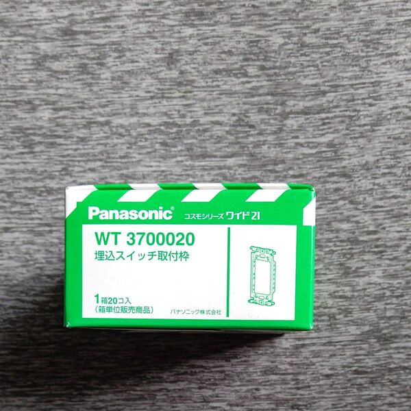 WT3700 18個セット panasonic 埋込スイッチ金属取付枠 WT3700020 コスモシリーズ