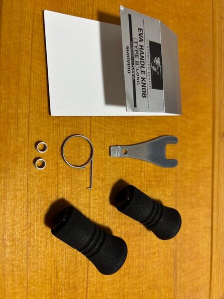 希少 生産終了品 夢屋 EVAハンドルノブ TYPEⅡ LONG シマノ ロング