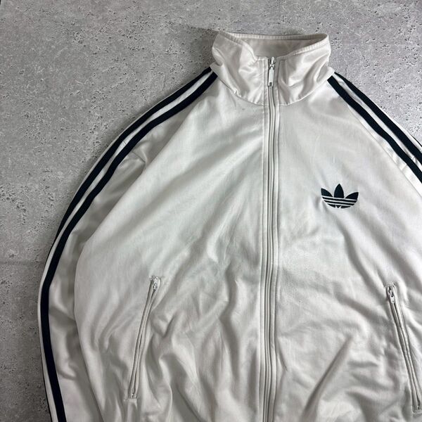 adidas 00sトラックジャケット ファイヤーバード ホワイト L