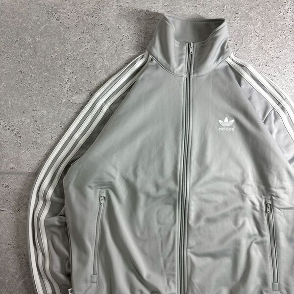 【希少】adidas トラックジャケット ファイヤーバード グレー XL 灰色