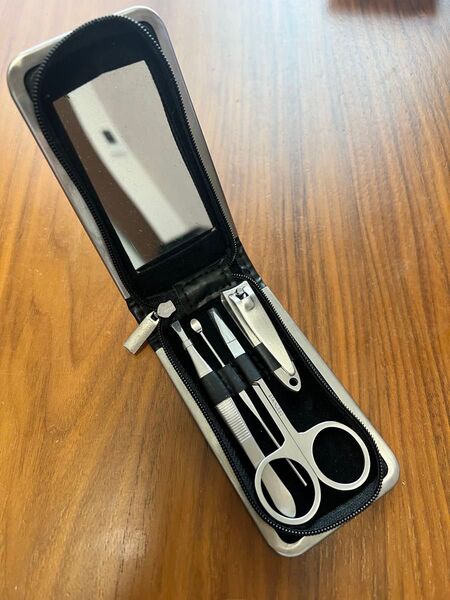 爪切りセット ネイルケア ミラー付き