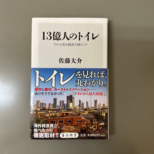 13億人のトイレ 下から見た経済大国インド 佐藤大介