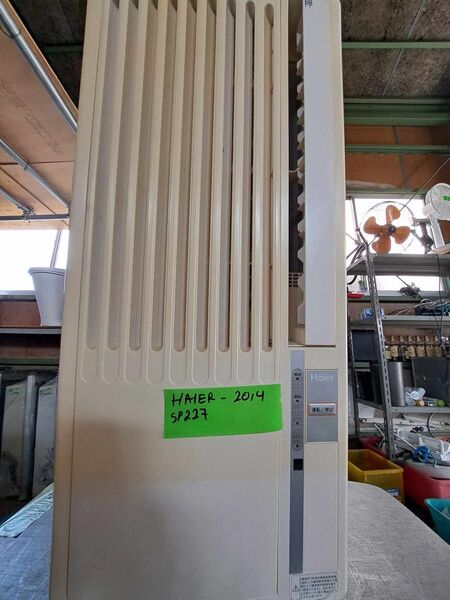 SP227 HAIER 窓用エアコン JAー16M/2014年製