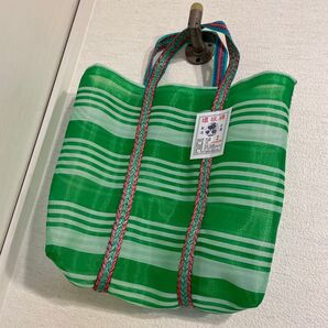 新品 台湾購入 漁師バック 高健 黄緑 サイズ2