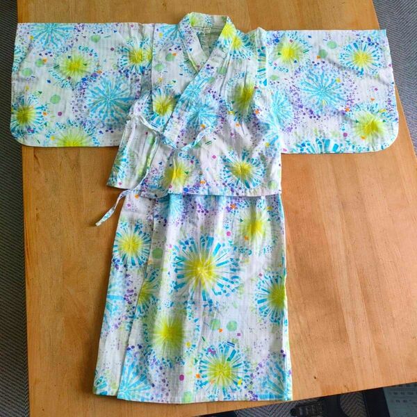【アプレレクール】浴衣110cm 女の子 セパレート ワンピース