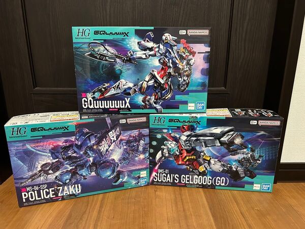 HG ジークアクス GQuuuuuuX 軍警ザク などセット