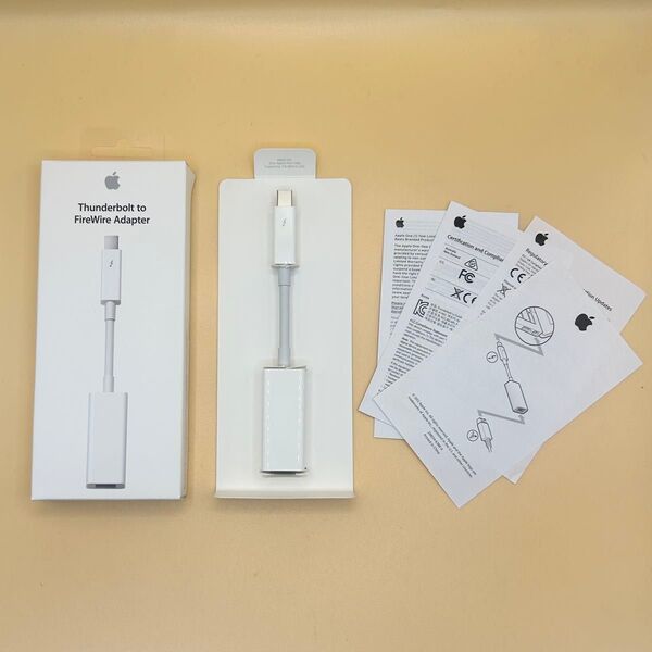 【美品1点限り】apple純正A1463 Thunderbolt - FireWireアダプター