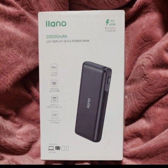 モバイルバッテリー llano(エルラノ)バッテリー容量20000