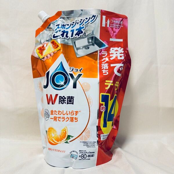 JOY W除菌 シトラスオレンジ 詰替用 1810mL 1個 テラサイズ