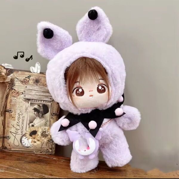 ぬい 服 クロミ推し活 着ぐるみ ぬいぐるみパープル