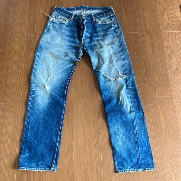 フルカウント ストレートw85cmL80cm デニムパンツ