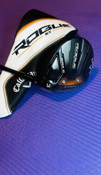 キャロウェイ ローグST MAX D フェアウェイウッド 3w ベンタス for Callaway SR ヘッドカバー付 美品!