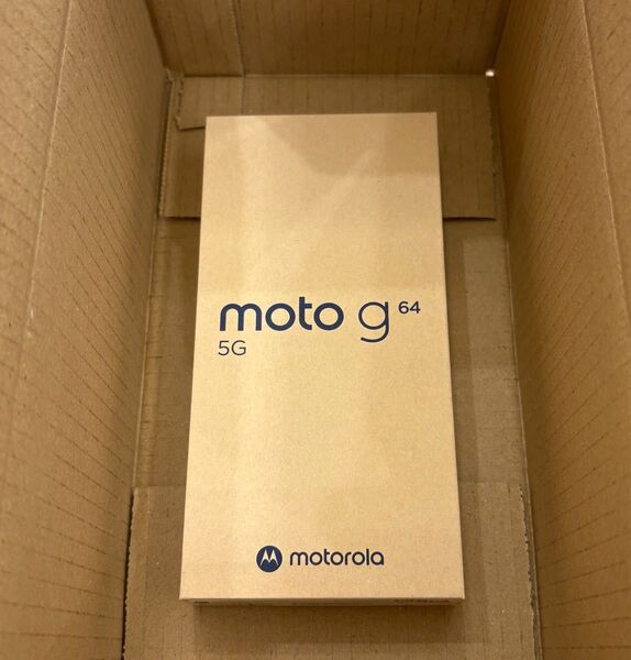 新品未使用 Motorola モトローラ SIMフリースマートフォン moto g64 5G 8GB/128GB スペースブラック