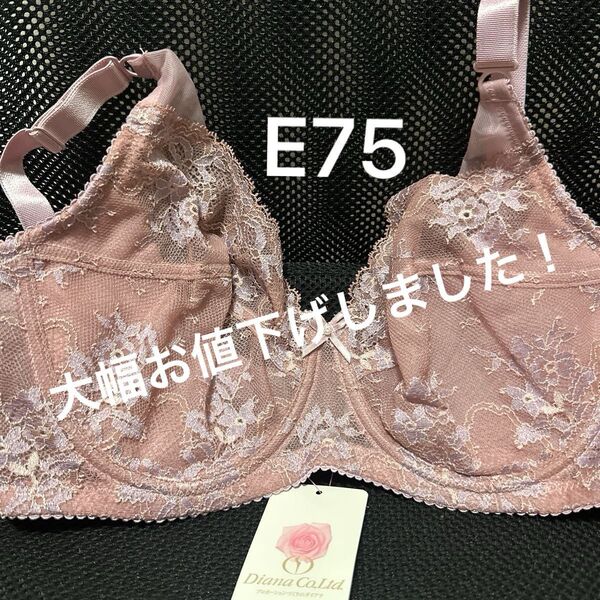 新品タグ付き 補正下着 ダイアナ ブラジャーE75 ボディスーツ ダイアジェンヌ ガードル ショーツ コルセット リセ