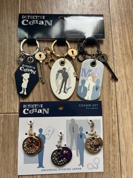 USJ 限定 名探偵コナン 長野県警 安室透 チャーム キーチェーン セット