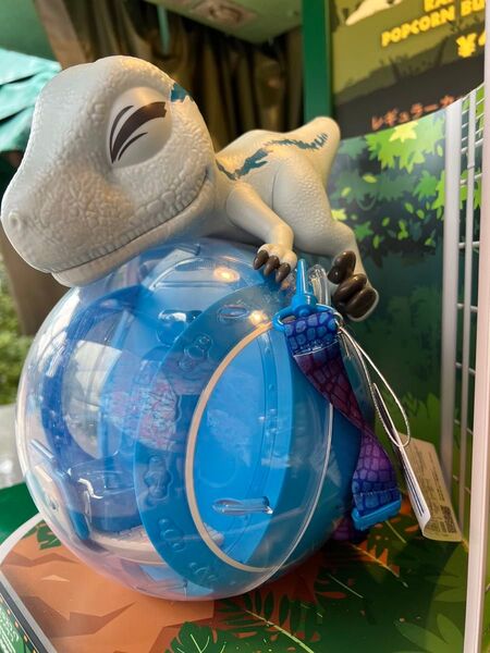 USJ 限定 ジュラシックパーク ラプトル ジャイロスフィア ポップコーンバケツ