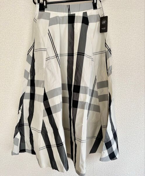 【新品】cocoon コクーン チェックタフタフレアースカート M-L