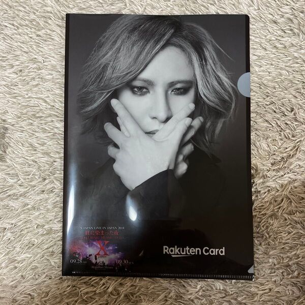 X JAPAN クリアファイル 紅に染まった夜 2018