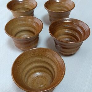 信楽焼(作家物) 煎茶(玉露)器5点セット