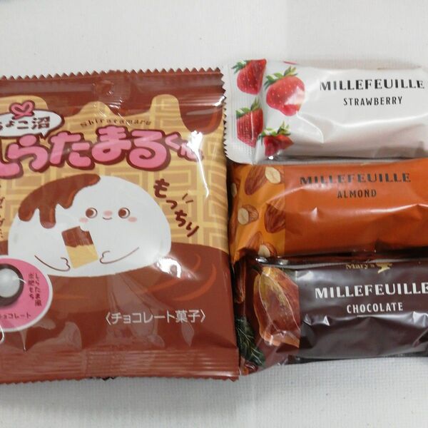 ちょこ沼 しらたまるくん Mary's チョコレートミルフィーユ アーモンドミルフィーユ ストロベリーミルフィーユ ミルフィーユ