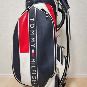 TOMMY HILFIGER ゴルフキャディバッグ ネイビー、トリコロール