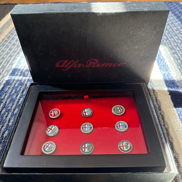 アルファロメオ ミュージアム 限定 ピンバッジセット イタリア ミラノ アレーゼ alfaromeo