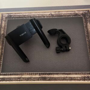 【スマホホルダー 】Tiakia 自転車 携帯ホルダー ロードバイク スマホ固定 360度回転 スマホスタンド クロスバイク