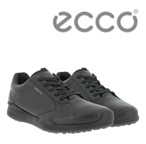 【新品】エコー ecco バイオム ハイブリッド ゴルフ 42 黒 ブラック