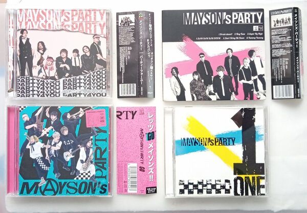 「PARTY4YOU」「GO」「MAYSON's PARTY」MAYSON's PARTY 4枚セット CD