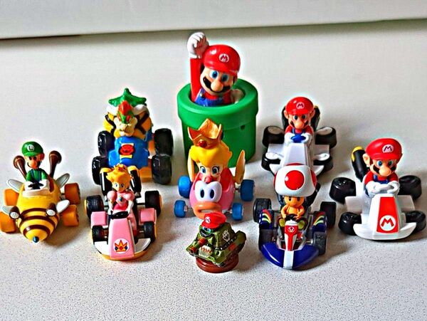 スーパーマリオ マリオカートフィギュア9個