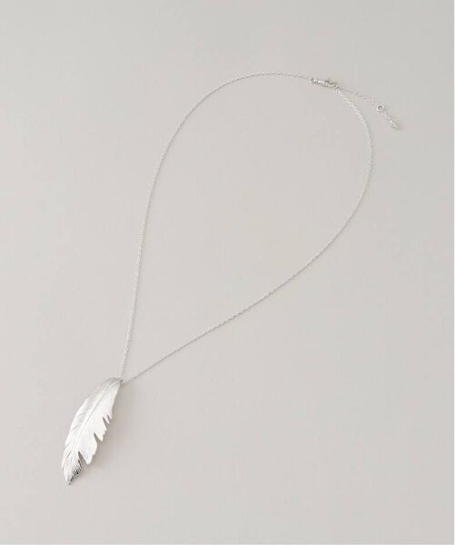 新品 【MANON JEWELRY/マノン ジュエリー】 feather pendant 47.5cm necklace