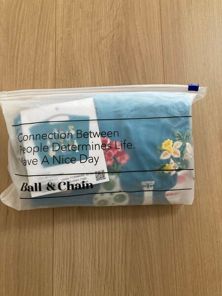 新品未開封 Ball & Chain 花柄エコバッグ Lサイズ