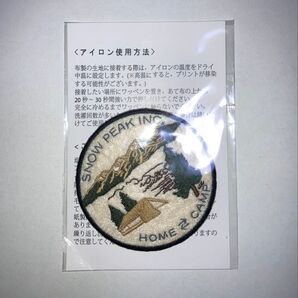 Snow Peak スノーピーク × JS 別注 NOASOBI Patch Autocamp ワッペン パッチ 刺繍