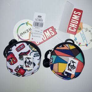 チャムス リサイクル ラウンド コインケース 小銭入れ セット 廃盤品 CHUMS ポーチ