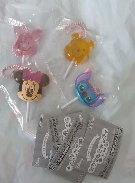 ディズニーキャラクター カラフルキャンディチャーム 4種