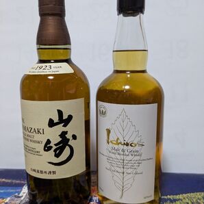 サントリー 山崎 NV、イチローズモルト 、2本セット。新品未開封。