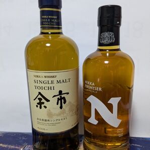 ニッカウヰスキー シングルモルト余市&ニッカフロンティア 2本セット