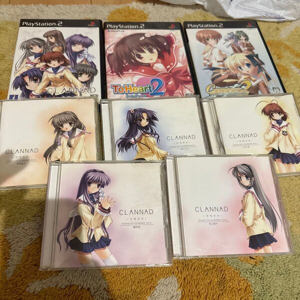 プレステ2 ソフトまとめ売り & クラナド ドラマCD ラジオCDまとめ売り