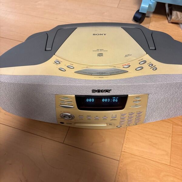 SONY 完動品 ZS-M37 CD/MDラジオ
